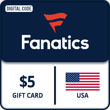 Fanatics eGift Voucher Gift Card USA $5