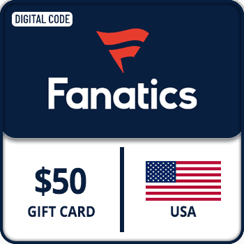 Fanatics eGift Voucher Gift Card USA $50