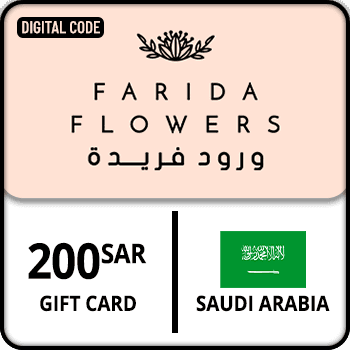 Farida Flowers Gift Card KSA 200 SAR