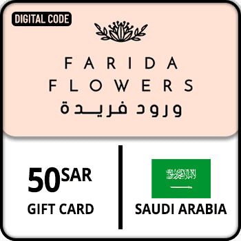 Farida Flowers Gift Card KSA 50 SAR