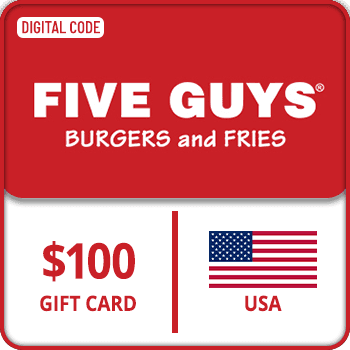 Five Guys Gift Card USA 100 USD