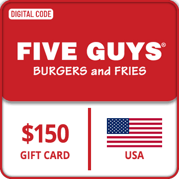 Five Guys Gift Card USA 150 USD
