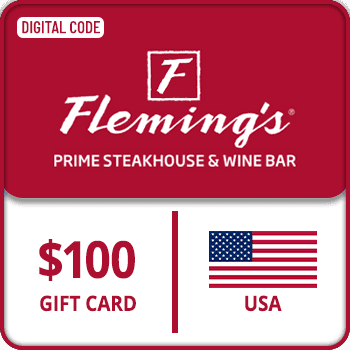 Flemings Prime Steakhouse and Wine Bar Voucher Gift Card USA $100