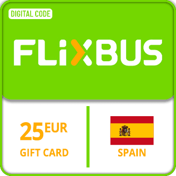 Flixbus Gift Card Spain 25 EUR