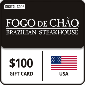 Fogo de Chão Brazilian Gift Card USA 100 USD