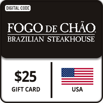 Fogo de Chão Brazilian Gift Card USA 25 USD