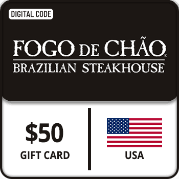 Fogo de Chão Brazilian Gift Card USA 50 USD