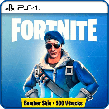 Fortnite Bomber Skin 500 VBucks (PS4) PSN Game Key (Global)