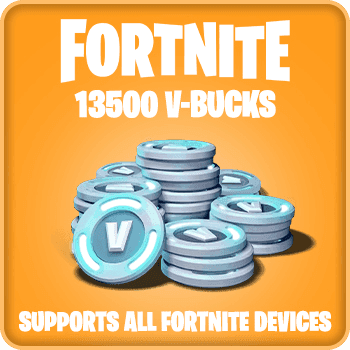 Fortnite Gift Card 13500 V-Bucks