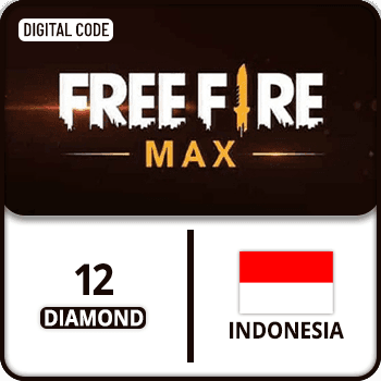 Free Fire Max Gift Card Indonesia 12 Diamond