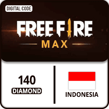 Free Fire Max Gift Card Indonesia 140 Diamond