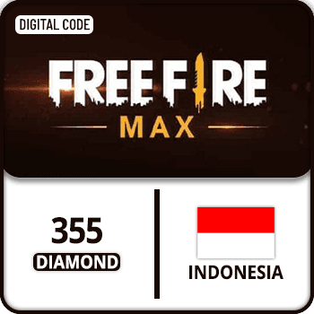 Free Fire Max Gift Card Indonesia 355 Diamond