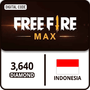 Free Fire Max Gift Card Indonesia 3640 Diamond