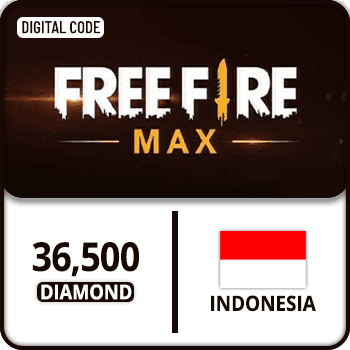 Free Fire Max Gift Card Indonesia 36500 Diamond