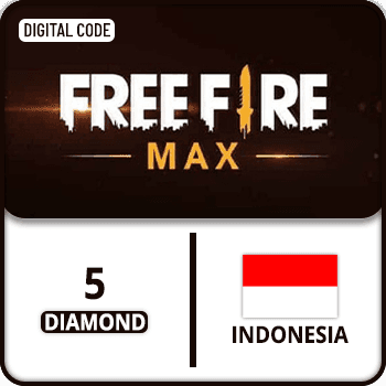 Free Fire Max Gift Card Indonesia 5 Diamond