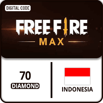 Free Fire Max Gift Card Indonesia 70 Diamond