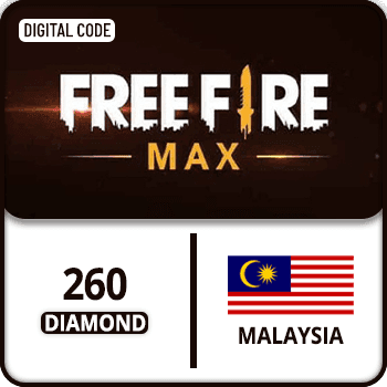 Free Fire Max Gift Card Malaysia 260 Diamond