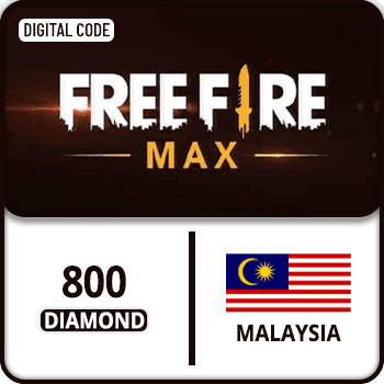 Free Fire Max Gift Card Malaysia 800 Diamond