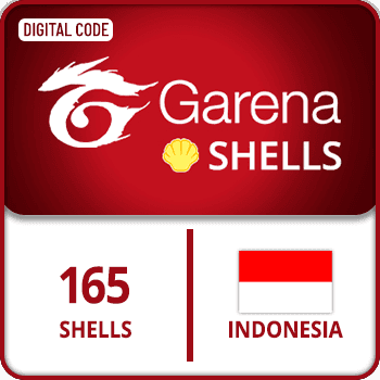 Garena Shells Gift Card Indonesia 165 Shells