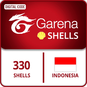 Garena Shells Gift Card Indonesia 330 Shells