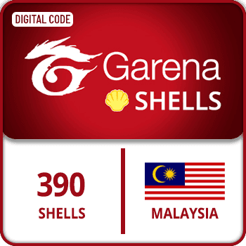 Garena Shells Gift Card Malaysia 390 Shells
