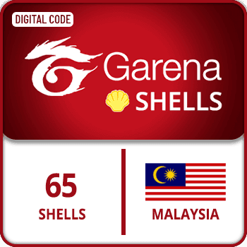 Garena Shells Gift Card Malaysia 65 Shells