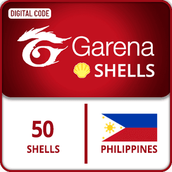 Garena Shells Gift Card Philippines 50 Shells