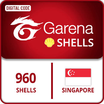 Garena Shells Gift Card Singapore 960 Shells