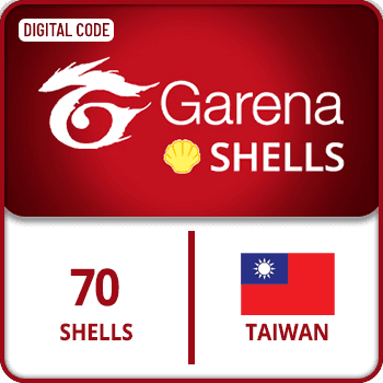 Garena Shells Gift Card Taiwan 70 Shells