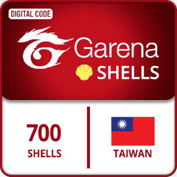 Garena Shells Gift Card Taiwan 700 Shells
