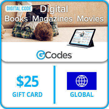 GCodes® Global Digital Media USD 25 Gift Card