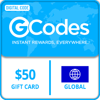 GCodes® Global Everything USD 50 Gift Card