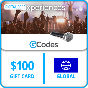 GCodes® Global Experiences USD 100 Gift Card