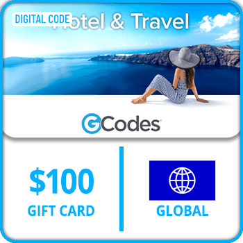 GCodes® Global Hotel & Travel USD 100 Gift Card