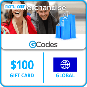 GCodes® Global Merchandise USD 100 Gift Card