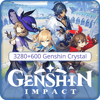 Genshin Impact Mobile 3280+600 Crystals