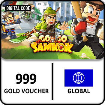 Go Go Samkok GLOBAL Gold Voucher 999