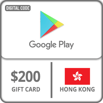 Google Play Gift Card Hong Kong $200