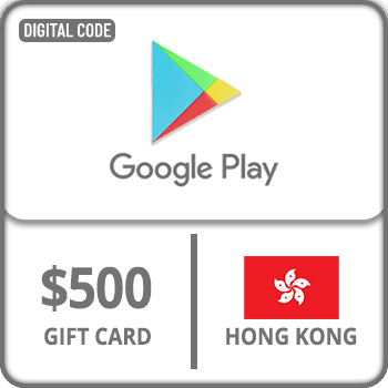 Google Play Gift Card Hong Kong $500