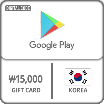 Google Play Gift Card Korea ₩15000