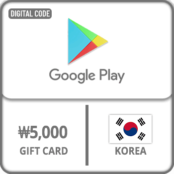 Google Play Gift Card Korea ₩5000
