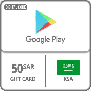 Google Play Gift Card KSA 50SAR