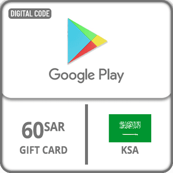 Google Play Gift Card KSA 60SAR