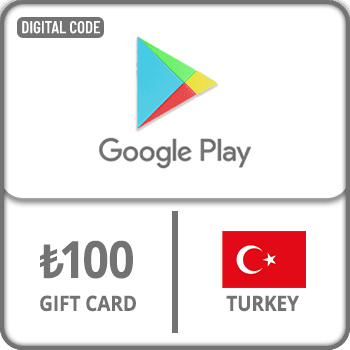 Google Play Gift Card Turkey ₺100