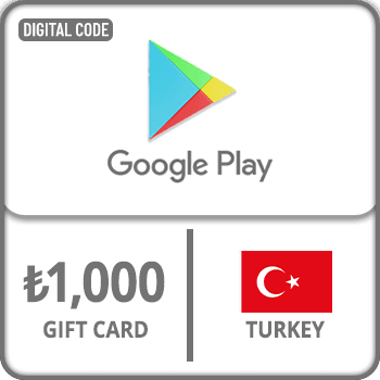 Google Play Gift Card Turkey ₺1000