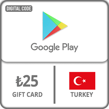 Google Play Gift Card Turkey ₺25