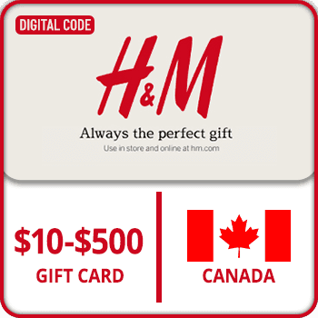 H&M Gift Card Canada $10-$500