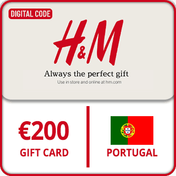 H&M Gift Card Portugal €200