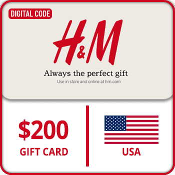 H&M Gift Card USA $200