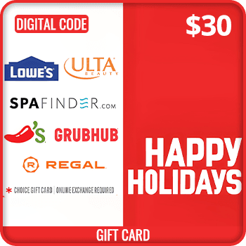 Happy Holidays Gift Card $30